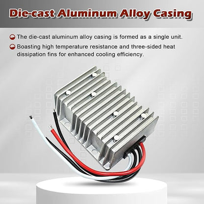 DC Voltage Converter - Regulator Reducer DC 12V Step Up to 24V 2A 48W for Golf Cart Club Car LED Light Waterproof Power Supply Transformer Volt Module
