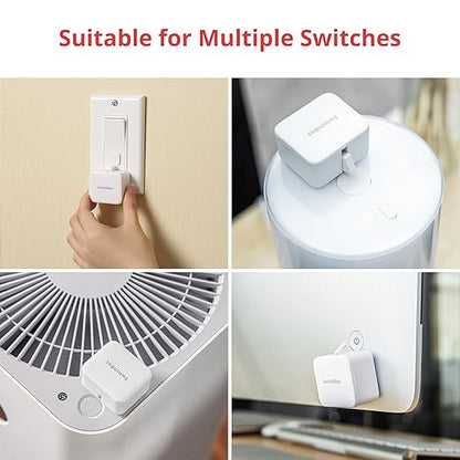 SwitchBot Smart Switch Button Pusher(3Pack) with Hub Mini & SwitchBot Hub 2 (2nd Gen)
