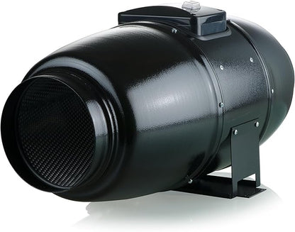 VENTS-US TT Silent M 200 – 8" Inline Duct Fan Includes Double-speed Switch with thermal overload protection – UV Resistant, Quiet Operation, Up to 473 CFM