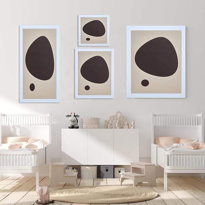 TKYGU 10x10 Picture Frame Set of 3, white Wooden Frame 10 by 10 Square Wall Gallery Poster Photo frame with Durable Shatter Resistant Plexiglass for Wall Hanging best gift