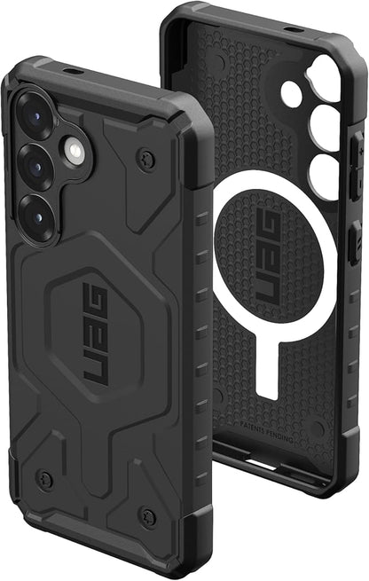 URBAN ARMOR GEAR UAG Designed for Samsung Galaxy S25 Case 6.2" Pathfinder - Compatible with Magnetic Charging Armor Shell Impact-Resistant Rugged Military Drop Tested Protective Cover, Black