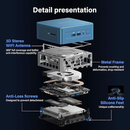 GEEKOM Low Power Mini PC(3-Year Coverage) IT12[Best Intel NUC12 Alternative] with Intel i7-1260P Mini Computers,32GB RAM/1TB SSD(Expandable, Not LPDDR) Windows 11 Pro Desktop PC,USB 4/8K/SD(UHS-II)