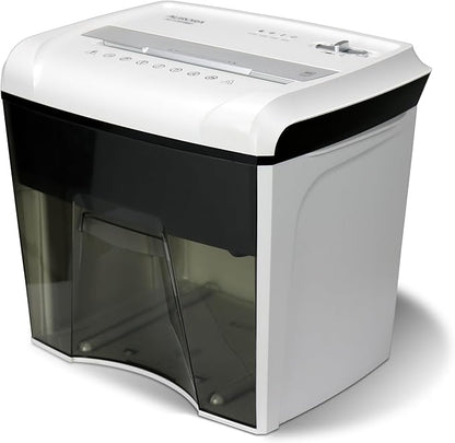 Aurora Desktop Style High-Security Anti-Jam 12-Sheet Micro-Cut Paper and CD/Credit Card/Junk Mail Shredder with 1.8 Gallon Pullout Basket/Security Level P-4