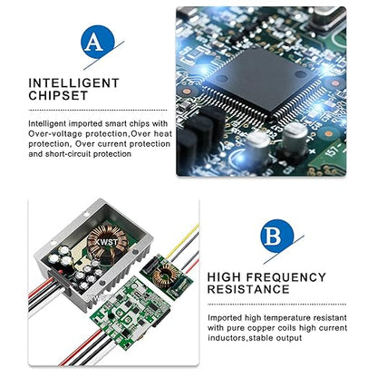 DC DC Stabilizer 9V-36V to 24V Boost Buck Converter Power Supply 10A 240W Waterproof Voltage Regulator Auto Step Up Down 24V Volt Transformer Module