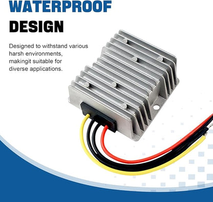 DC 12V Step Up to 24V Boost Converter 5A DC Voltage Regulator Power Converter Waterproof Module Transformer for Golf Cart Club Car Led Lights...