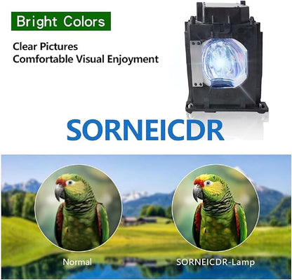 SORNEICDR 915P049010 Replacement Projector Lamp Bulb Compatible with Mitsubishi for WD-52631 /WD-57731 /WD-57732 /WD-65731 /WD-65732 /WD-Y57 /WD-Y65 Lamp Bulb Replacement with Housing