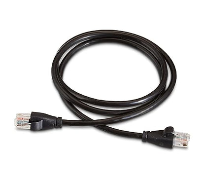 Amazon Basics RJ45 Cat 6 Ethernet Patch Cable, 1Gpbs Transfer Speed, Gold-Plated Connectors, 3 Foot - 10-Pack, Black, L6LLA010-CS-R