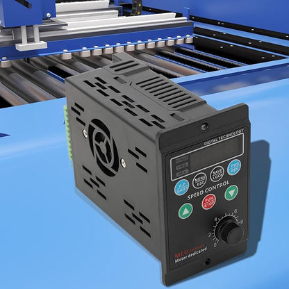Cozyel AC 220V/0.75kw 1HP Variable Frequency Drive, 5A VFD Inverter Single-Phase to 3-Phase Frequency Converter for Spindle Motor Speed Control