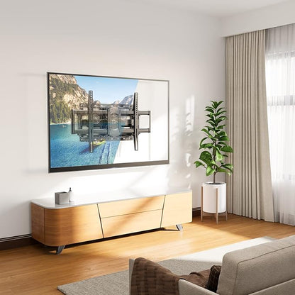 Mounting Dream UL Listed TV Wall Mount for Most 42-84 Inch TV, Full Motion, with Swivel and Tilt, TV Bracket with Articulating Dual Arms, Fits 16inch Studs, Max VESA 600X400 mm, 100 lbs,MD2617