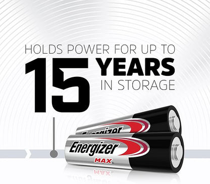 Energizer AA Batteries, MAX Double AA Battery Alkaline, 4 Count
