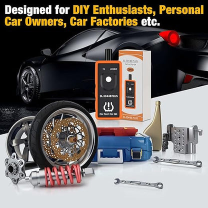 KINGBOLEN EL-50448 Plus TPMS Relearn Tool for Ford for GM Automotive Tire Pressure Monitor Sensor 315/433 MHz Reset Tool, 2 in 1 Relearn Tool for F150 for Lincoln for Buick for Cadillac Vehicle