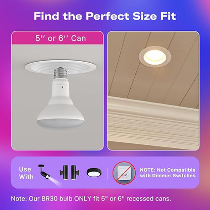 THIRDREALITY Smart Color Bulb ZB3, Zigbee hub Required, 650 Lumens, BR30/E26 Flood Light,RGB Full Color, ETL/FCC Certified,Compatible with Home Assistant, SmartThings, Aeotec, Homey, Hubitat, Alexa