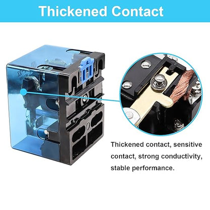 TWTADE/JQX-62F-2Z Coil Voltage DC 24V 80A DPDT Electronmagnetic Relay,High Power Relay DC 24V
