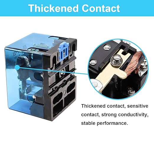 TWTADE/JQX-62F-2Z Coil Voltage DC 12V 80A DPDT Electronmagnetic Relay,High Power Relay DC 12V