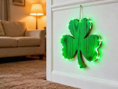 Aalnfe Green Led Lights Strip ST. Patrick's Day Decorations Indoor Rope Lights Easy DIY Cuttable Strip Lights for Room Bathroom Living Room Kitchen Ceiling Wall Vanity Mirror Decor