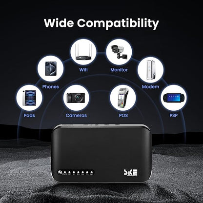 Mini UPS DC 20000mAh Battery Backup & Surge Protector Uninterruptible Power Supply for Router Modem USB Type-C Mini UPS 5V/9V/12V DC20000 Plus Altair