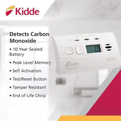 Kidde Carbon Monoxide Detectors (2 Pack) and Explosive Gas Alarm