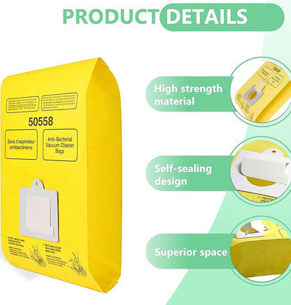 22 Pack Replacement Vacuum Bags Compatible with Kenmore Canister Type C/Q 5055 50555 50558 50557 and Type C-5 C-18 Vacuum