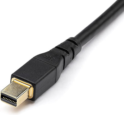 StarTech.com 6ft (2m) VESA Certified Mini DisplayPort to DisplayPort 1.4 Cable - 8K 60Hz HBR3 HDR - Super UHD mDP to DP 1.4 Cord - Slim (34 AWG) Ultra HD 4K 120Hz - Monitor/Video Cable (DP14MDPMM2MB)