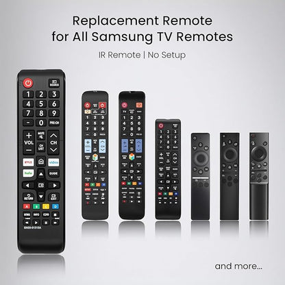 (Pack of 3) Replacement for Samsung TV Remote Control, Universal Compatible with All Samsung LCD LED HDTV 3D Smart TVs