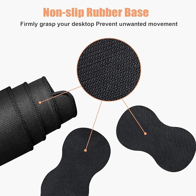 Ergonomic Keyboard Wrist Rest & Mouse Pad Wrist Rest Set, Large XXL Gaming Desk Mat 31.5"x 11.8" with Non-Slip Base, Memory Foam, Easy Typing Pain Relief for Home & Office, Black Cat and Butterfly