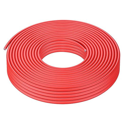 iGreely 100Ft 10 Gauge Tinned Copper PV Wire - Solar Panel Extension Cable, UV Resistant for Boat, Marine, Automotive, RV, Outdoor - Red