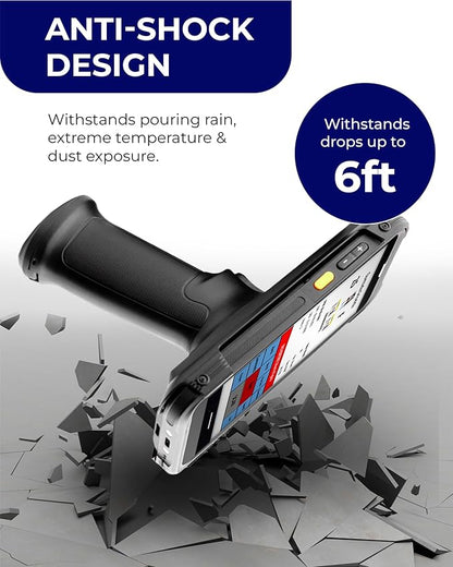 ID Scanner - Drivers License and Passport Scanner and Reader - Age Verification and Customer Management - Quantum Edge V3 Includes Handheld Scanner, Outer Carry Case, & Accessories
