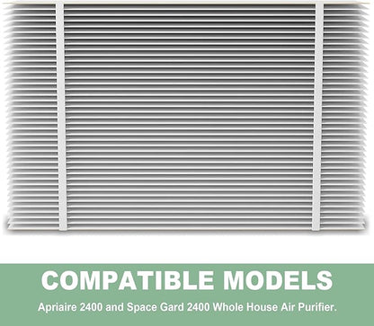 （1 Pack）401 Filter Replacement Compatible with AprilAire 2400, Space-Gard 2400 Whole-House Air Purifier, MERV-10 Furnace Filter, 16x25x6 Air Filter
