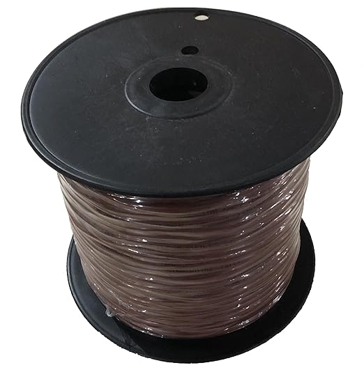 Eastwire 18/5 250ft Thermostat Wire- Brown - Solid Copper 18 Gauge, 5 Conductors - CL2 (ETL Listed) - Residential, Commercial and Industrial Rated (18/5, 250ft)