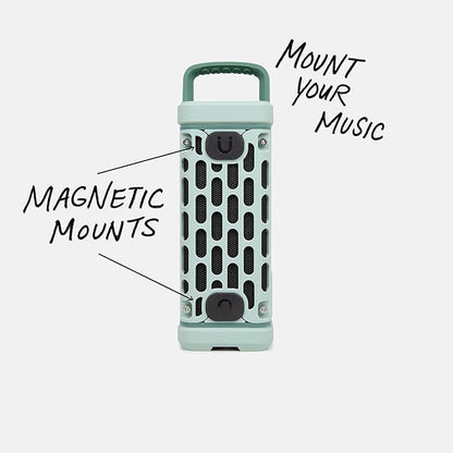 Turtlebox Ranger: Loud! Outdoor Portable Bluetooth 5.4 Speaker | Rugged, Waterproof, Ultra-Portable | Plays to 105db, Deep Bass, Shockproof, Unlimited Pairing for Full Stereo Experience, River Rock