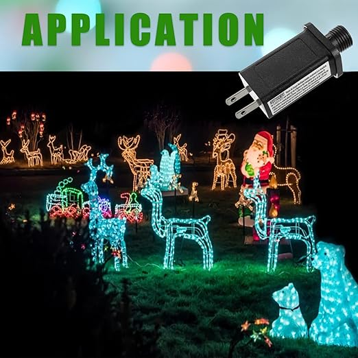 SIGANDG 30V 9W LED Transformer Replacement Class 2 Power Supply for Christmas String Light Inflatable Decorations LED Controller IP44 Waterproof Low Voltage