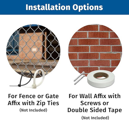 Brimar - 12" x 18" - Hard Hats Required on Job Site Sign - .063″ White Rust-Free Aluminum - High Visibility - Easy Installation