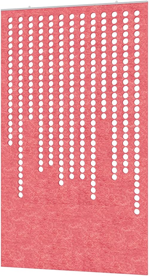 Escape Acoustic Wall Art | Matrix Design | Suspended Sound Proofing Panels | Eco-Friendly Recycled Material | 4X7 | Seaweed