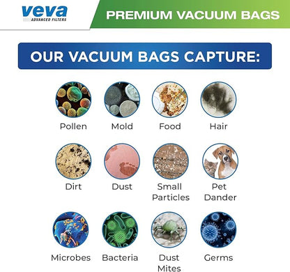 40 Pack Type BB Vacuum Bags for Oreck Handheld Canister Vacuum PKBB12DW, BB180, BB280, BB850, BB870, BB880, BB900, BB1000, BB1100, BB1200, CC1600
