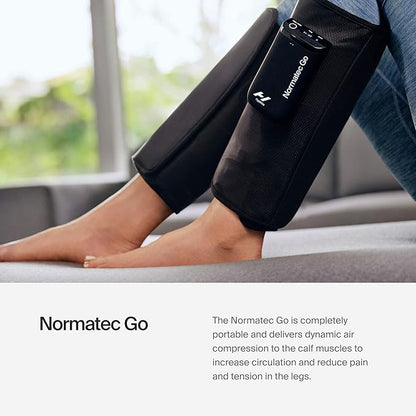 Hyperice Normatec Go Calf - Recovery System with Patented Dynamic Compression Massage Technology - Targeted Relief for Pain and Inflammation - FSA-HSA