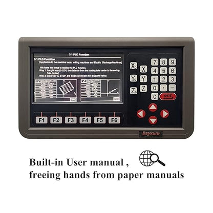 Baykunl 3 Axis DRO Digital Readout for Metal Milling Machine Lathe Machine Tool 470mm+970mm+270mm Magnetic Scale 5um IP67 Sealing Protection 18" x 38" x 10 "