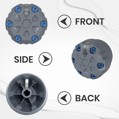 4 Pack - 2nd Gen Tacoma Accessories AC Knob Upgrade - 2005,2006,2007,2008,2009,2010,2011,2012,2013,2014,2015 Tacoma Climate Control Dial Mods Set - for Toyota Interior Replacement Kit
