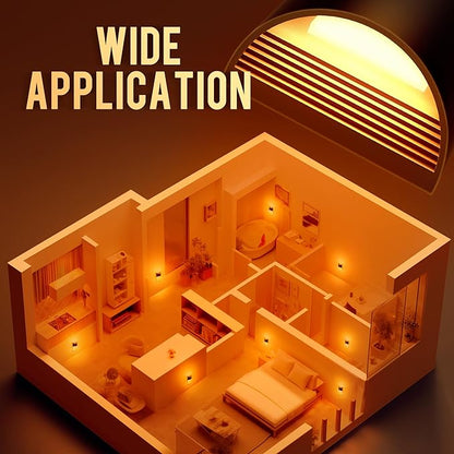 DORESshop LED Night Light[2 Pack], Night Lights Plug into Wall, 3 Level Brightness Adjustable Plug in Night Light, Dusk to Dawn Sensor, Nightlights for Adults, Bedroom, Bathroom, Hallway, Amber