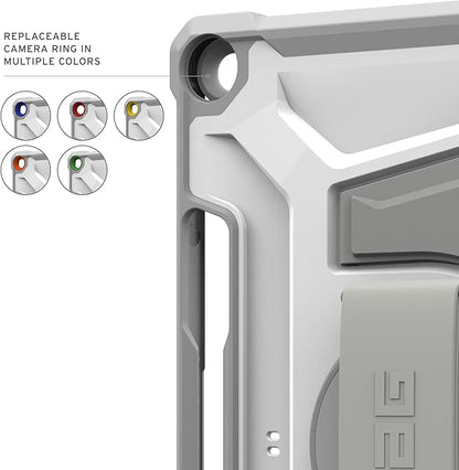 URBAN ARMOR GEAR UAG Designed for Microsoft Surface Pro 1st Edition 12" Case - Rugged Protective Cover with Multi-Angle Kickstand Pen Holder Hand Strap & Shoulder Strap, Plasma Healthcare White/Grey