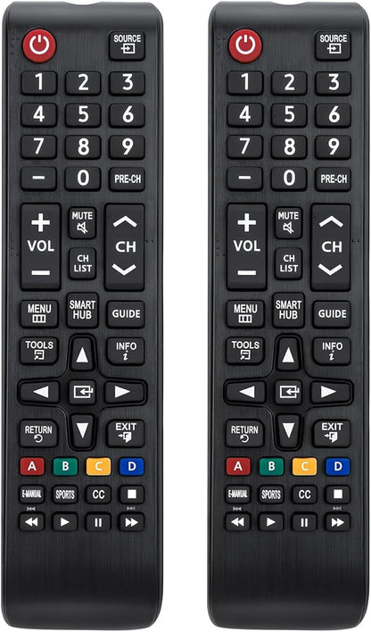 (Pack of 2) Universal for Samsung TV Remote Replacement,BN59-01301A for Samsung Smart TV LED LCD HDTV QLED SUHD UHD 4K 3D