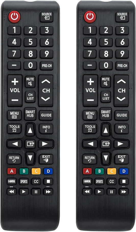 (Pack of 2) Universal for Samsung TV Remote Replacement,BN59-01301A for Samsung Smart TV LED LCD HDTV QLED SUHD UHD 4K 3D