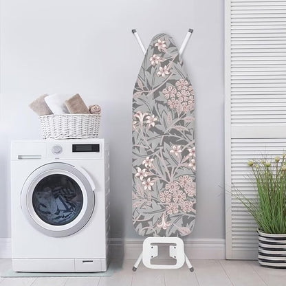 ZCFYGDX William Morris Prints Ironing Board Cover Decor, Resist Scorching & Staining, Easy Install Resistant Elastic Edges,3 Nylon Buckle Fasteners Straps,Relaxing Breathable Ironing Experience L