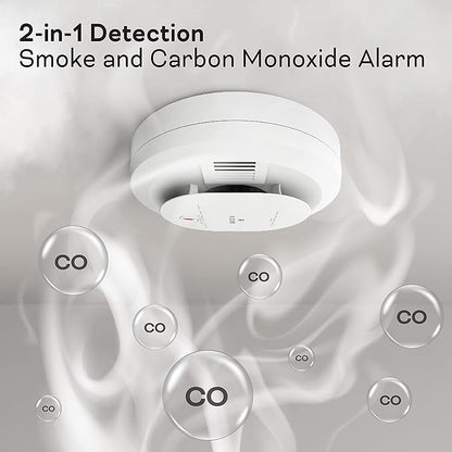 Kidde Smoke & Carbon Monoxide Detector, AA Battery Powered, LED Warning Light Indicators, 1 Pack