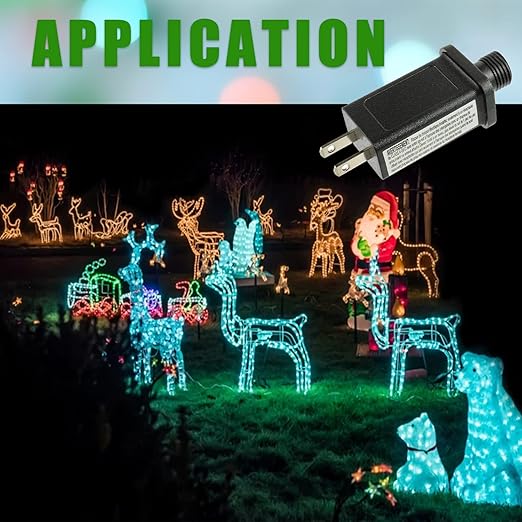 SIGANDG 12V 8.4W LED Transformer Replacement Class 2 Power Supply for Christmas String Light Inflatable Decorations LED Controller IP44 Waterproof Low Voltage