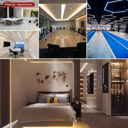TUNICHX COB LED Strip Light DC12V LED Strip Flexible Super Bright LED Strips 9W/m 2x16.4FT Natural White 4000K CRI 90+ 480LEDs/m High Density Uniform Light for Home Decor No Adapter or Controller