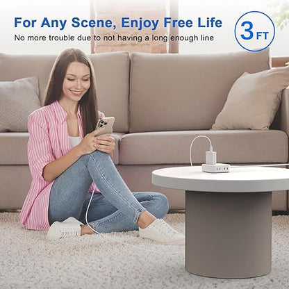 iPhone 16 Charger Fast Charging,iPad USB C Fast Charger & 2Pack 3FT Type C USBC to C Woven Cable Cord for Apple iPhone 16/16e/16 Pro/16 Pro Max/iPhone 15 Plus,i-Pad Pro13/12.9/11inch,11th/A16Air,Mini