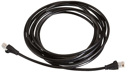 Amazon Basics RJ45 Cat 6 Ethernet Patch Cable, 1Gpbs Transfer Speed, Gold-Plated Connectors, 14 Foot for PC, TV, Tablet, Router, Printer, Black