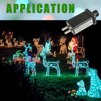 SIGANDG 12V 6W LED Transformer Replacement Class 2 Power Supply for Christmas String Light Inflatable Decorations LED Controller IP44 Waterproof Low Voltage