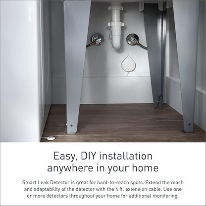 Moen White Flo Smart Water Leak Detector, Water Sensor Alarm for Home, 3-Pack, 920-005