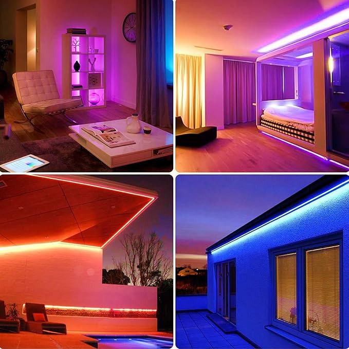TUNICHX 5 in1 WB5 2.4GHz WiFi PWM LED Controller Compatible with Alexa/Google Home/Tuya Smart Life APP Control for Dimming CCT RGB RGBCCT RGBW LED Strip Match WR01RF WR02RF etc RF Remote